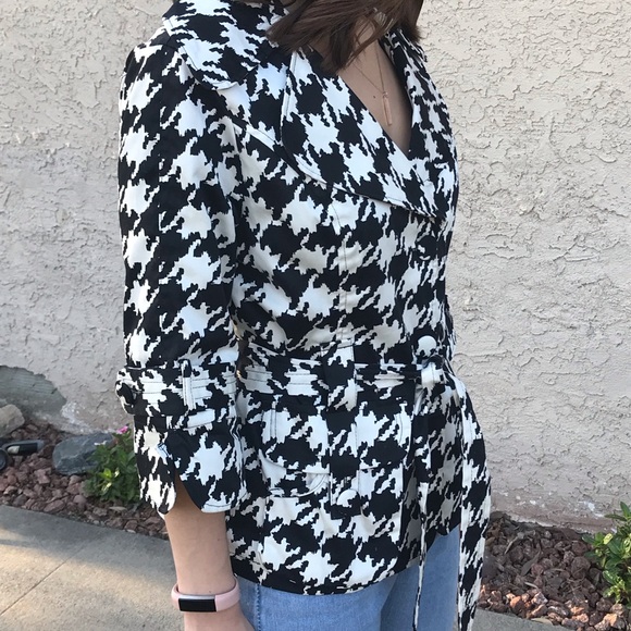 Anthropologie LUII black and white casual Jacket. - Picture 4 of 7